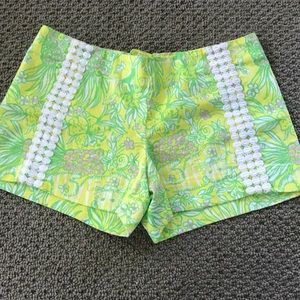 Lilly Pulitzer shorts, size 0.